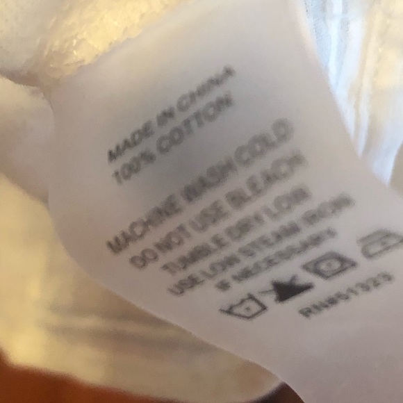 Vince Camuto White Top Size Small NWT - Picture 5 of 6